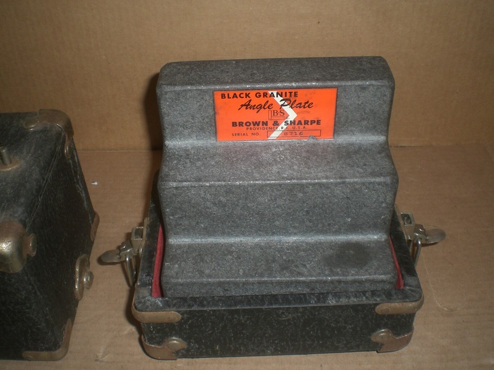 Brown and Sharpe  6" precision Granite Angle Step Block