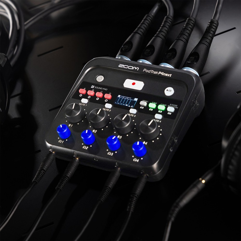 Zoom PodTrak P4next Podcast Recorder