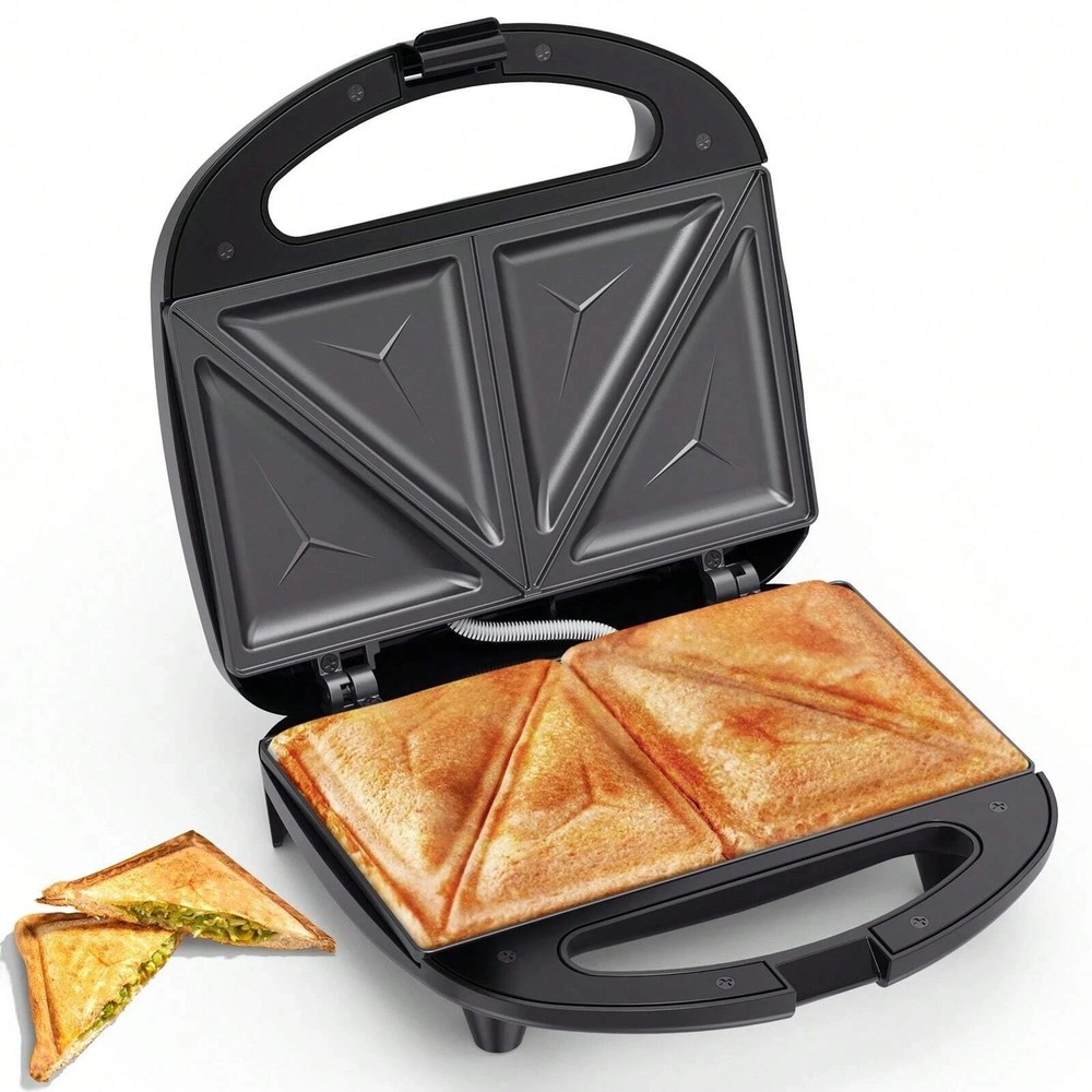 OSTBA Sandwich Maker 2 Slice Non-Stick Grilled Cheese with Indicator Lights