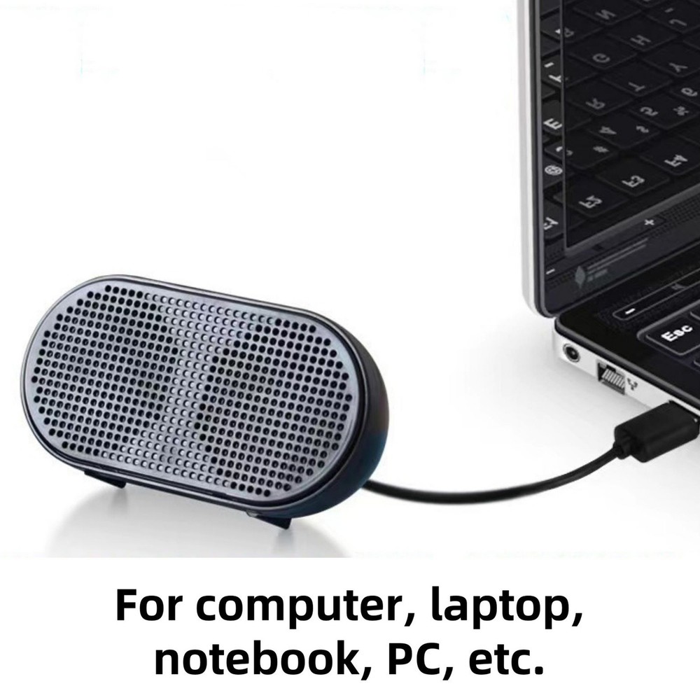 1PC Mini Speaker 5V 6W USB Direct Plug For Computer/Laptop/Notebook/PC/PS4