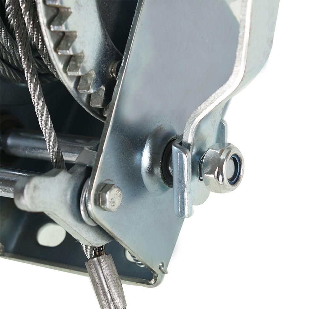 1600lbs Hand Winch Boat Winch Hand Crank Winch With 32ft Cable Manual Winches