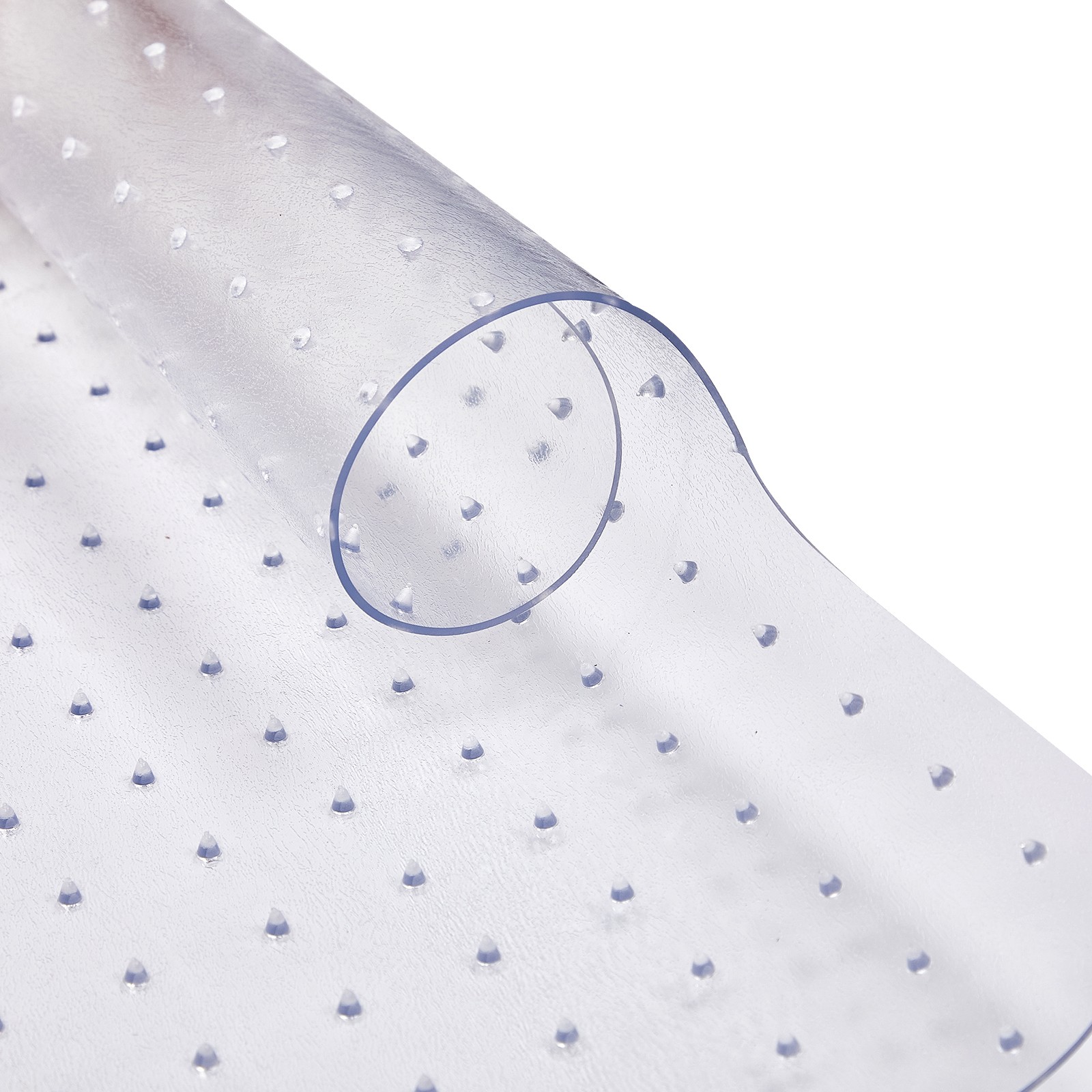 Office Chair Mat with Non-Slip Back - 48x30 Inch PVC Carpet Guard with Nail