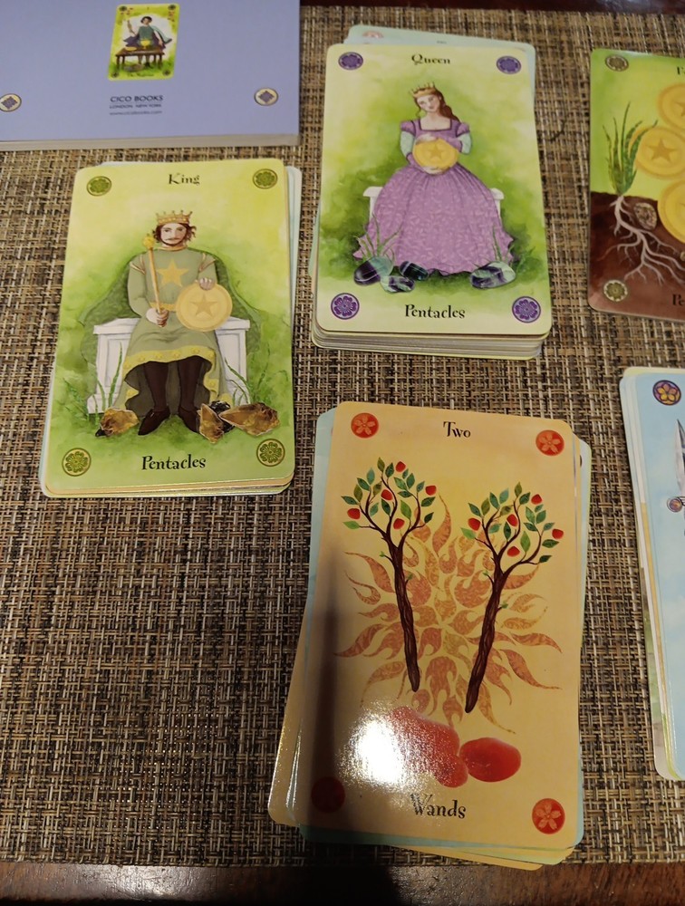 THE CRYSTAL TAROT by Philip Permutt. Set Includes Full Deck, Guidebook & Box. VG