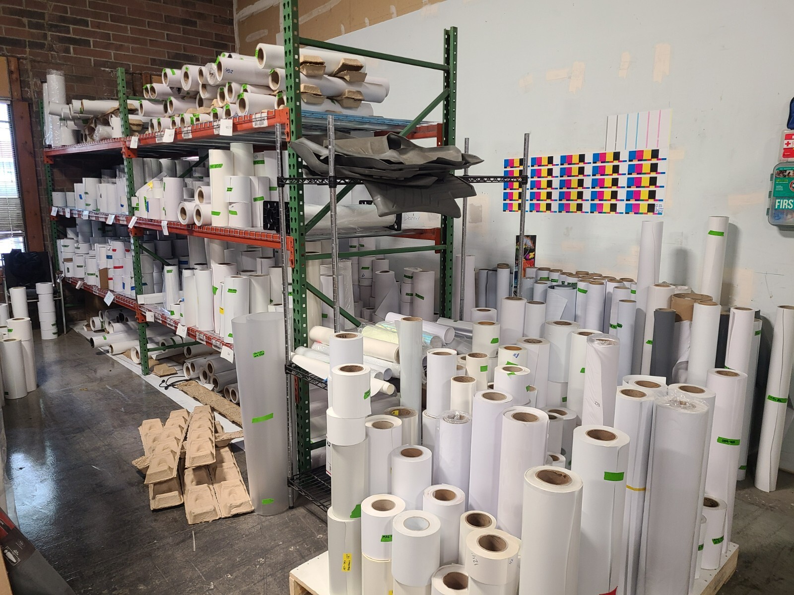 Self-Adhesive Poly-Vinyl Banner Aqueous Inkjet Print Roll Tear & Water-Resistant