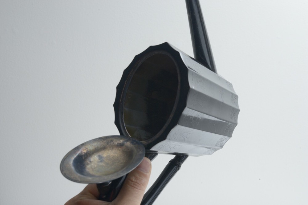 Lunt 100 r tea Silver Pot - Painted Black