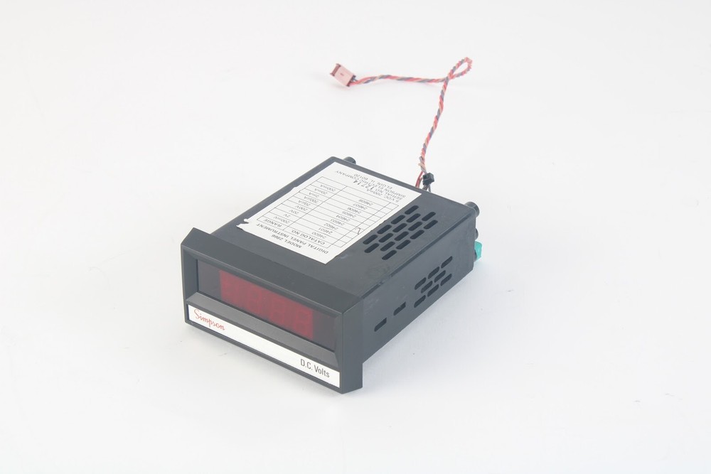 Simpson 2866 Digital Panel Instruments 2800 Series DC Voltage, 0V to 200V