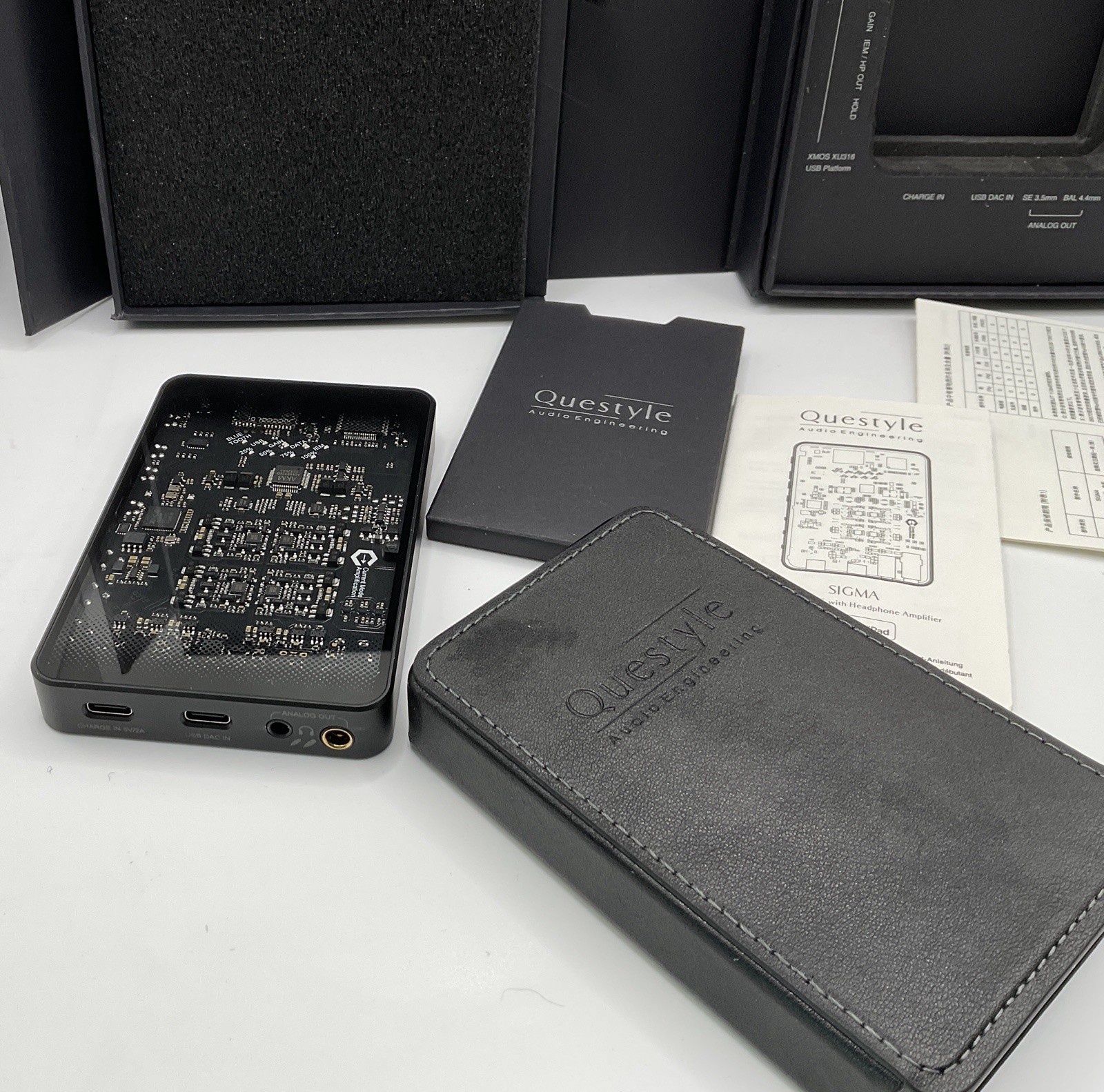 Questyle Sigma Portable DAC & Headphone Amplifier With Questyle Magnetic Case