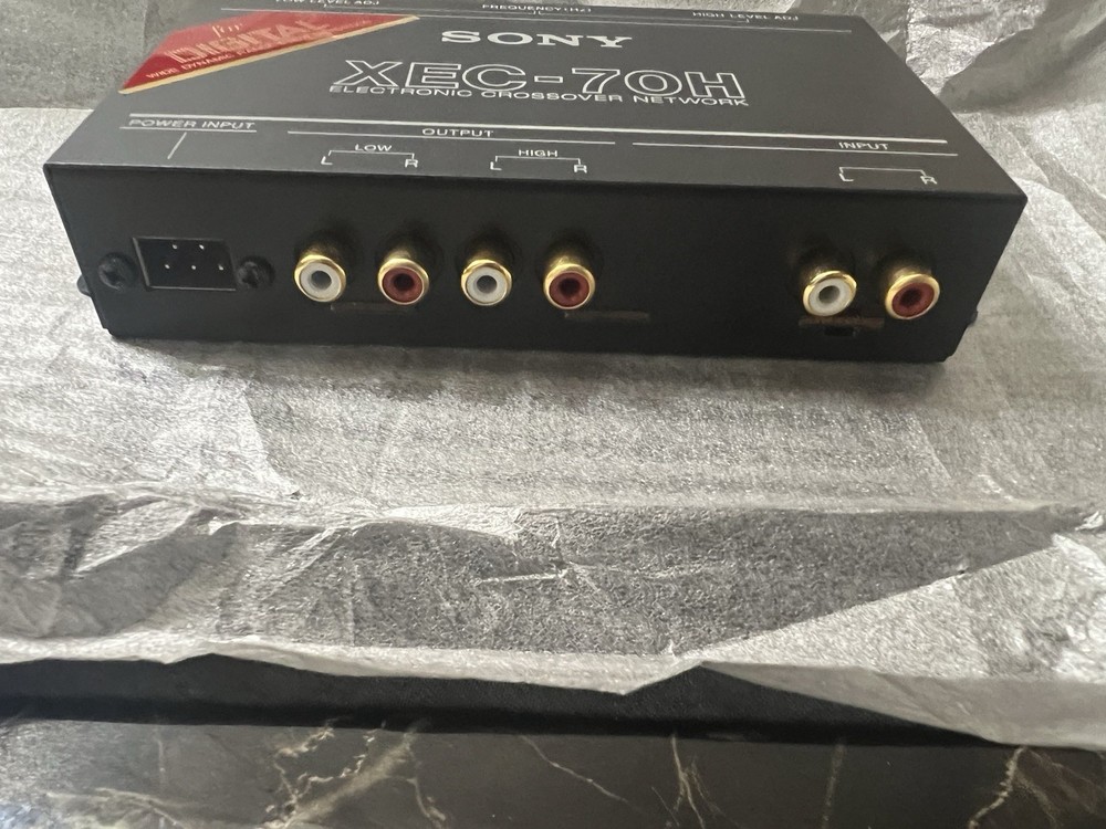 Old School Sony Equalizer car audio