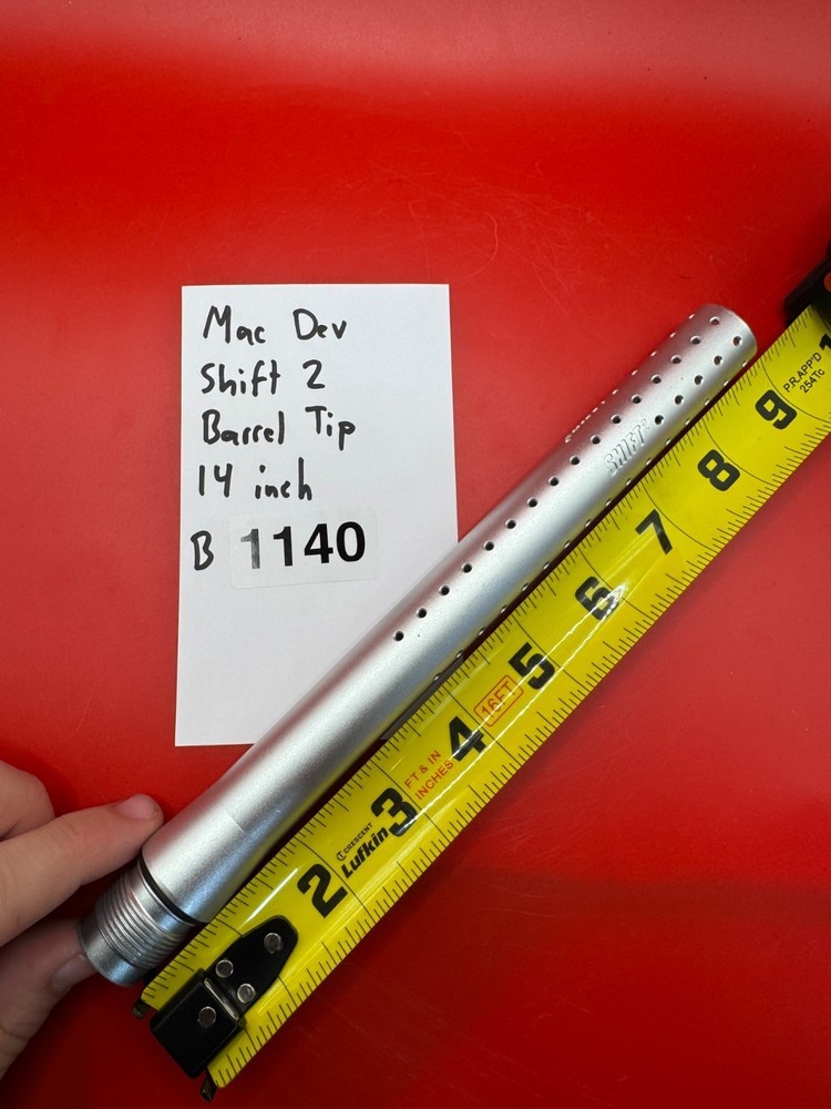 Mac Dev Shift 2 Paintball Barrel Tip 14 inch