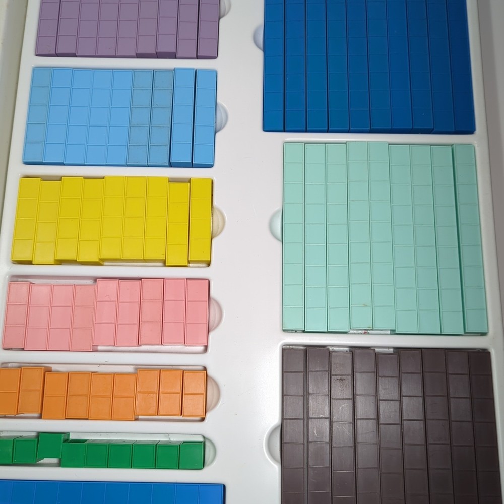Vtg Mortensen More Than Math Block Set Manipulatives Hands-On Materials Counting