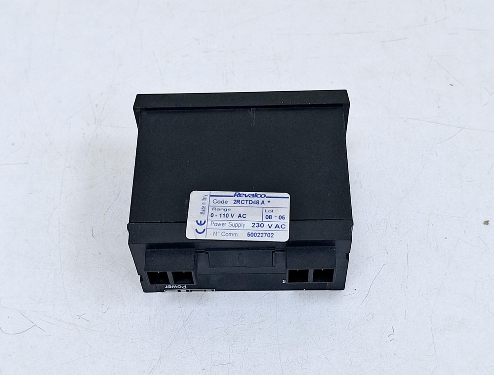 Revalco 2RCTD48.A Multiscale Tachometer 230VAC 0-110VAC