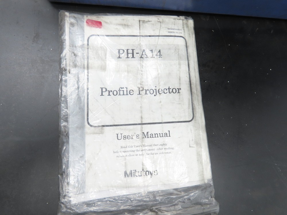 Mitutoyo PHA-14 Horizontal Optical Comparator Profile Projector Measure Counter