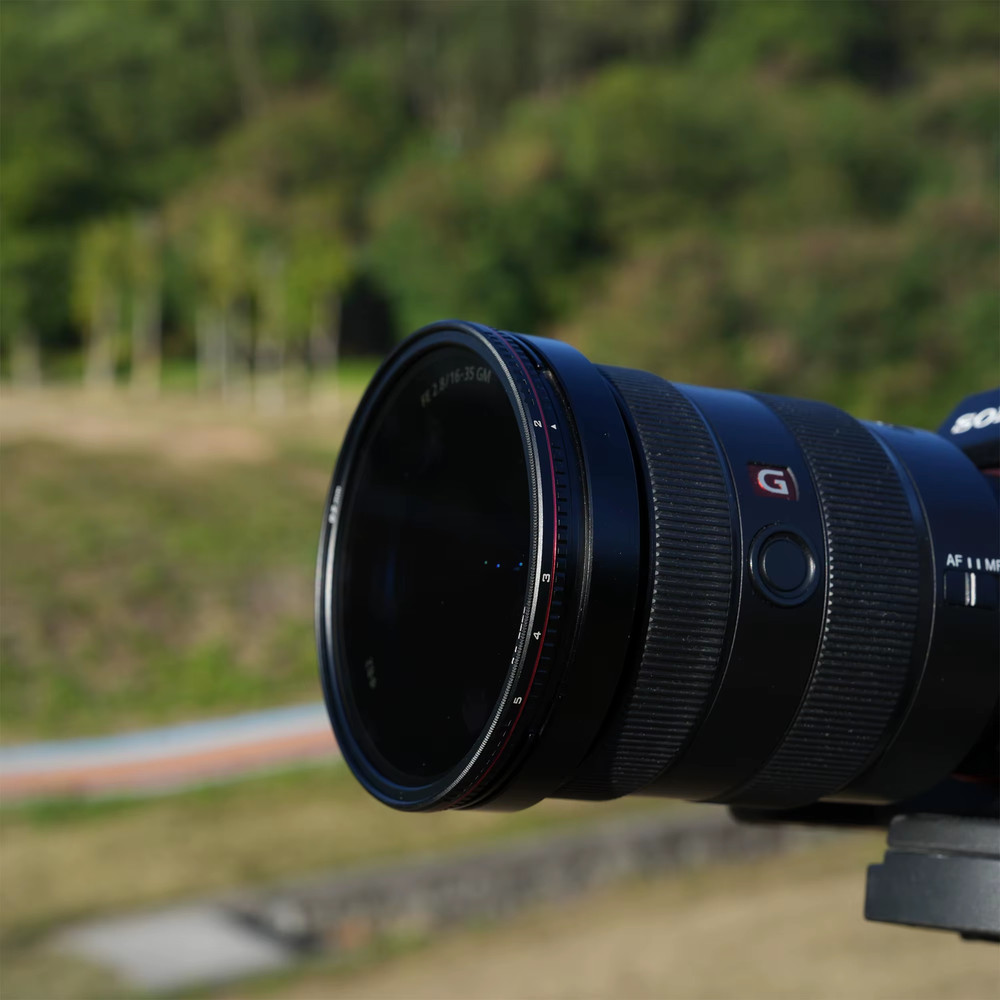 82mm Threaded Hard Stop Variable ND Filter Standard Day 2 to 5 Stop Camera Filte