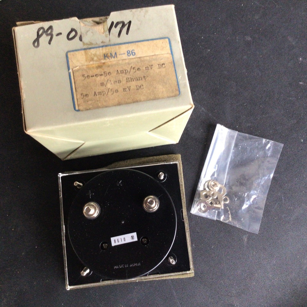 NOS Kyoritsu KM-86 D.C. Panel Meter