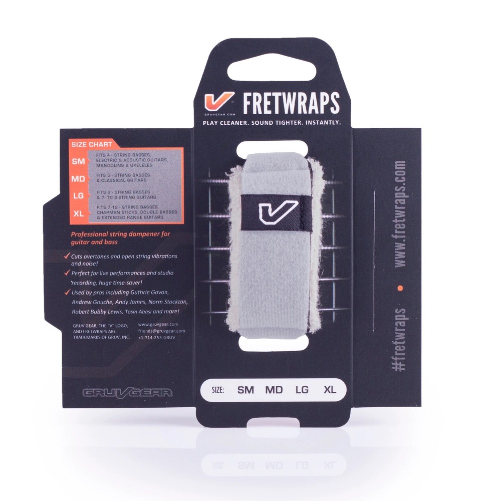 GRUV GEAR FretWraps 1-Pack White SMALL