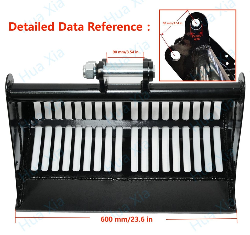 Attachment 600mm Screening Skeleton Bucket for Mini Excavators Digger TYPHON