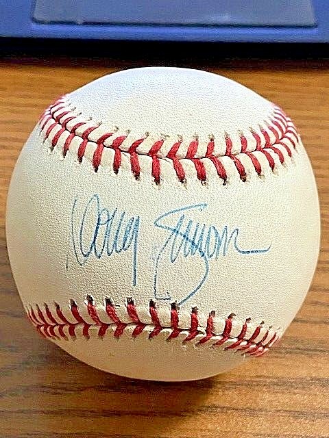 DOUG SIMONS SIGNED AUTOGRAPHED ONL BASEBALL!  Mets & Expos!