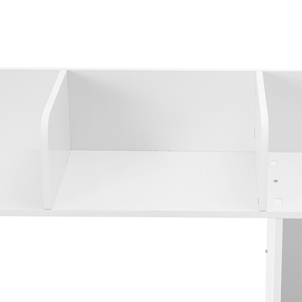Stylish Desk Bookshelf Organizer with 6 Compartments for Efficient Storage