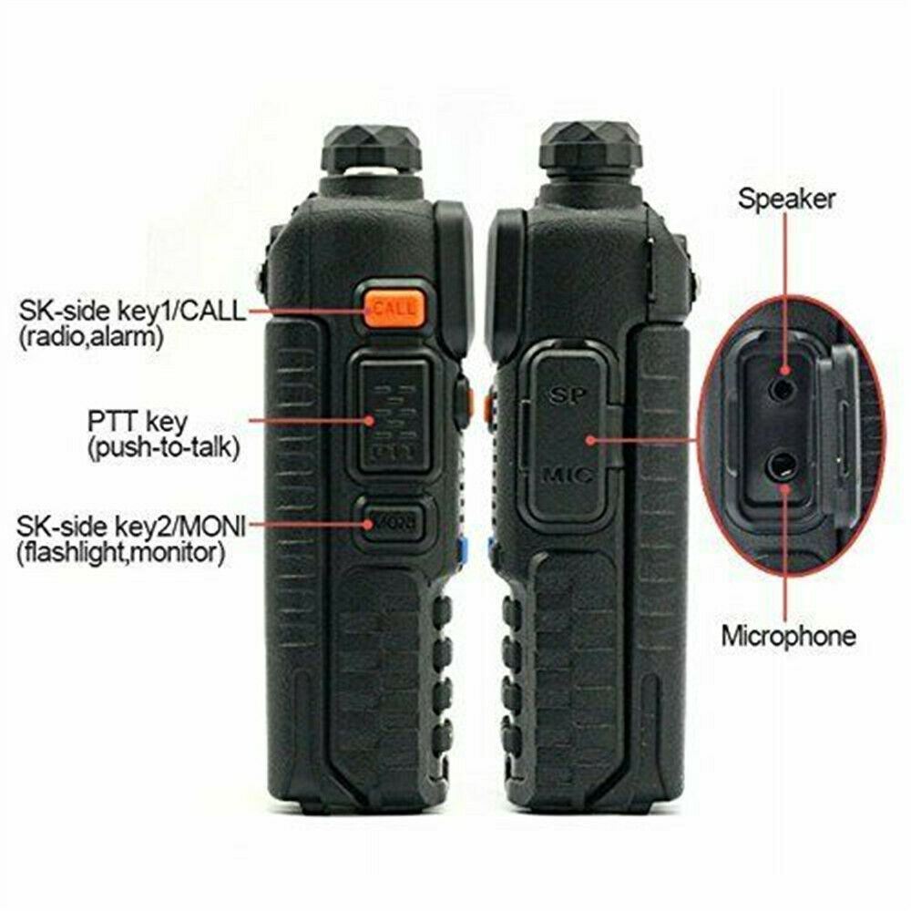 Baofeng UV-5R VHF UHF Dual-Band FM Ham 5W Portable Two-way Radio Walkie Talkie