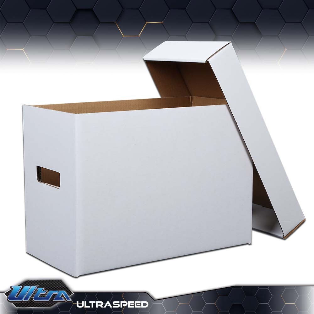 3PCS Short Comic Book Storage Boxes Holds 150 175 Stackable Archival Cardboard