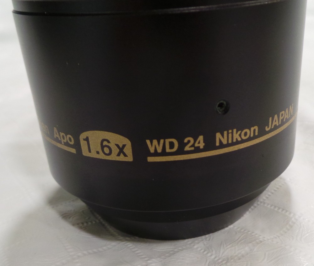 Nikon Stereo Microscope Objective HR Plan Apo 1.6x WD24