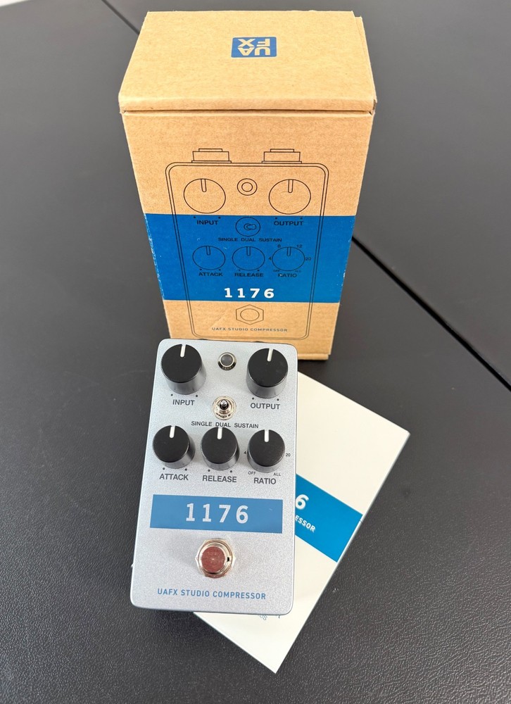 Universal Audio UAFX 1176 Studio Compressor Guitar Pedal