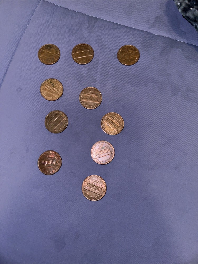 1982 Copper Pennys D/No Mint