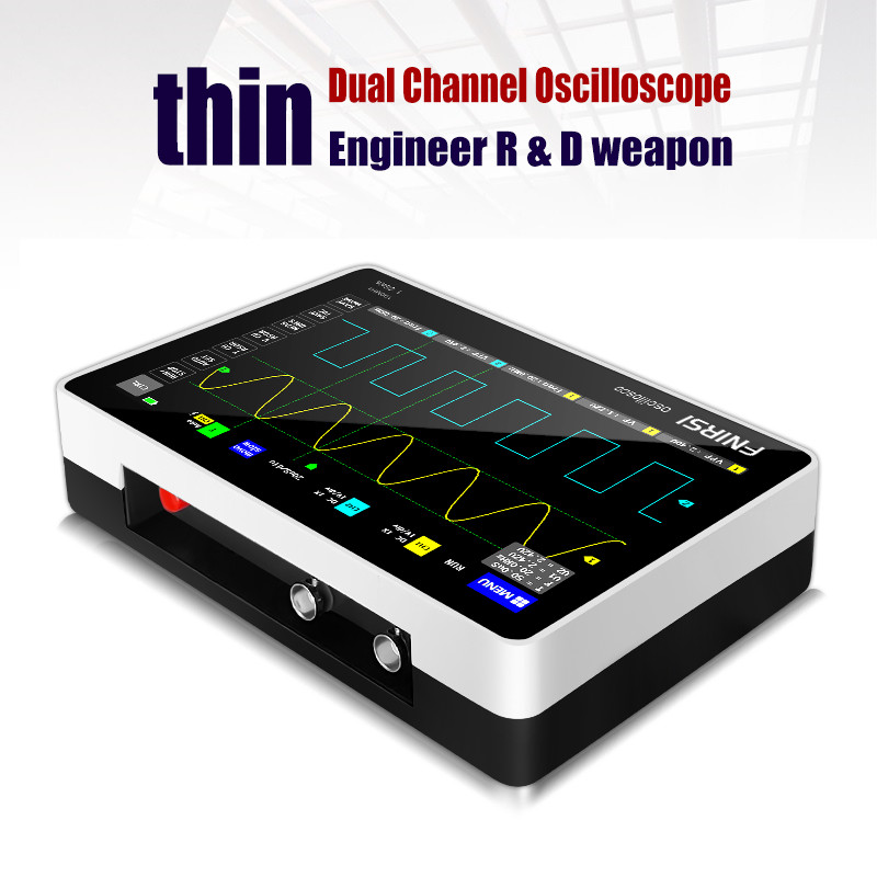 FNIRSI 1013D Dual Channel Touchable Panel Oscilloscope Mini 7" Touch Panel 2CH