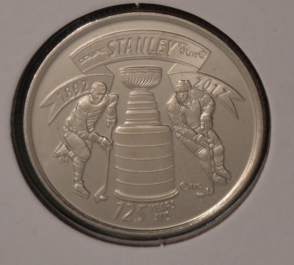 2017 Canada 25 Cent (quarter) Stanley Cup - Direct From Mint Roll