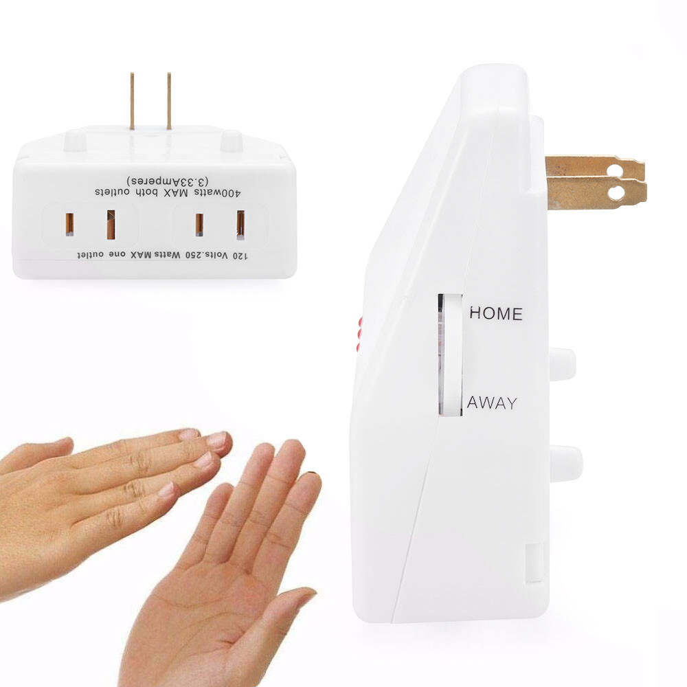 Clapper Sound Activated Clap On/Off Light Switch Wall Socket Outlet Adapter