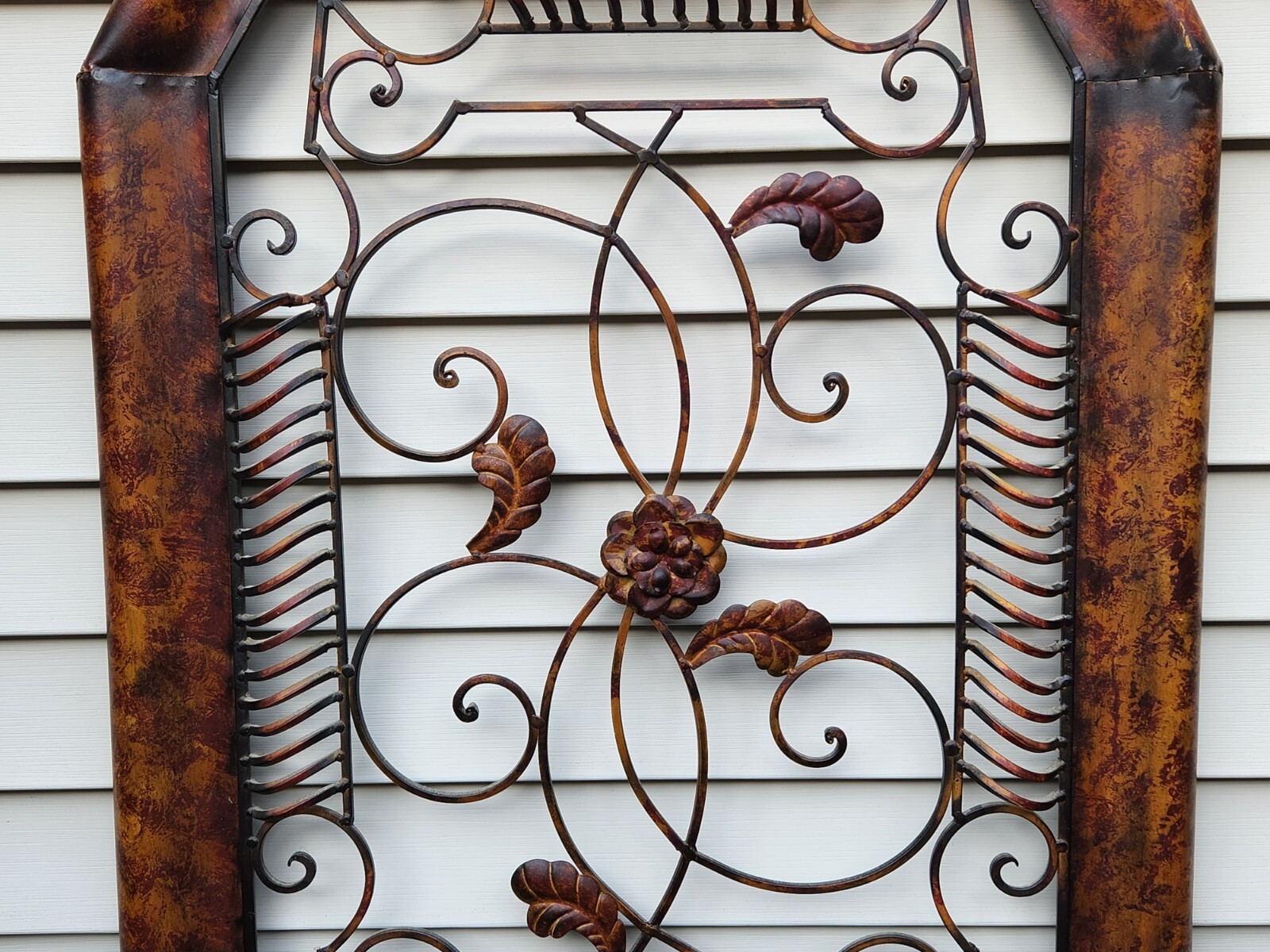 Metal Wall Art Sculpture 27" x 36" Large Distressed 12 - 14 LBS Heavy