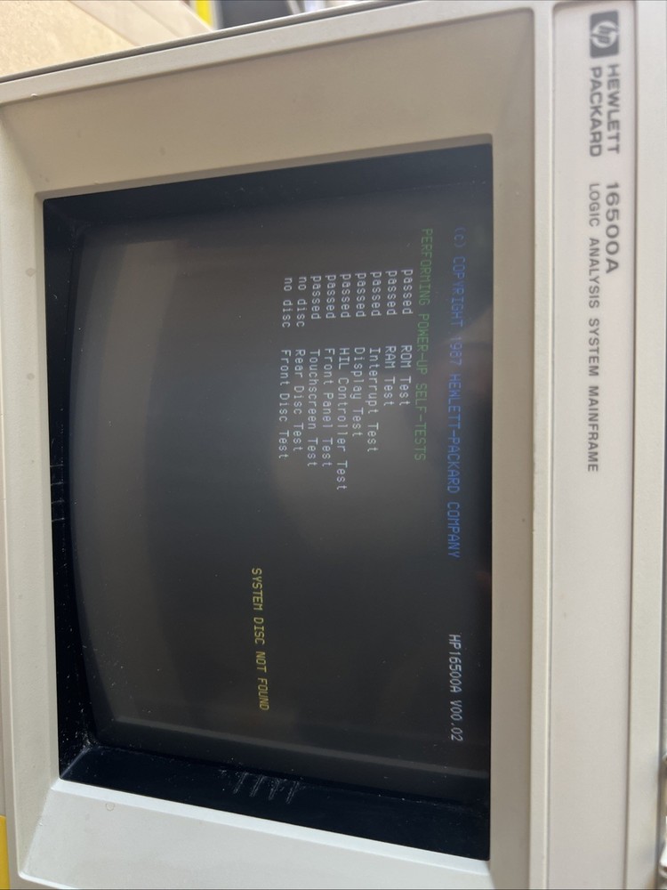 Agilen 16500A Logic Analysis system mainframe