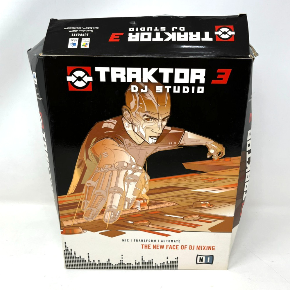 Traktor 3 DJ Studio Native Instruments PC Open Box MAC/WIN CD 2005