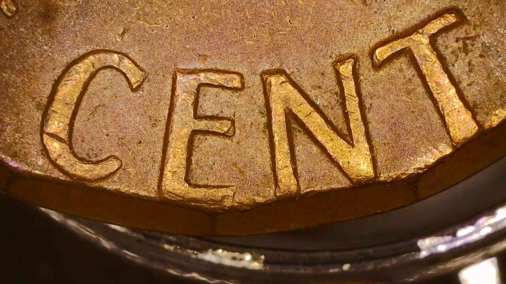 1970 D Lincoln Cent Clipped Planchet / Weak FG