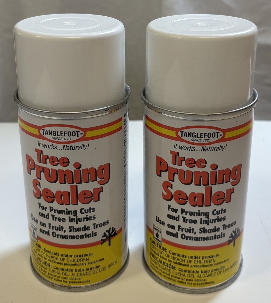 2 Tanglefoot Tree Pruning Sealer 9oz. Spray Cans For Pruning Cuts Tree  Injuries