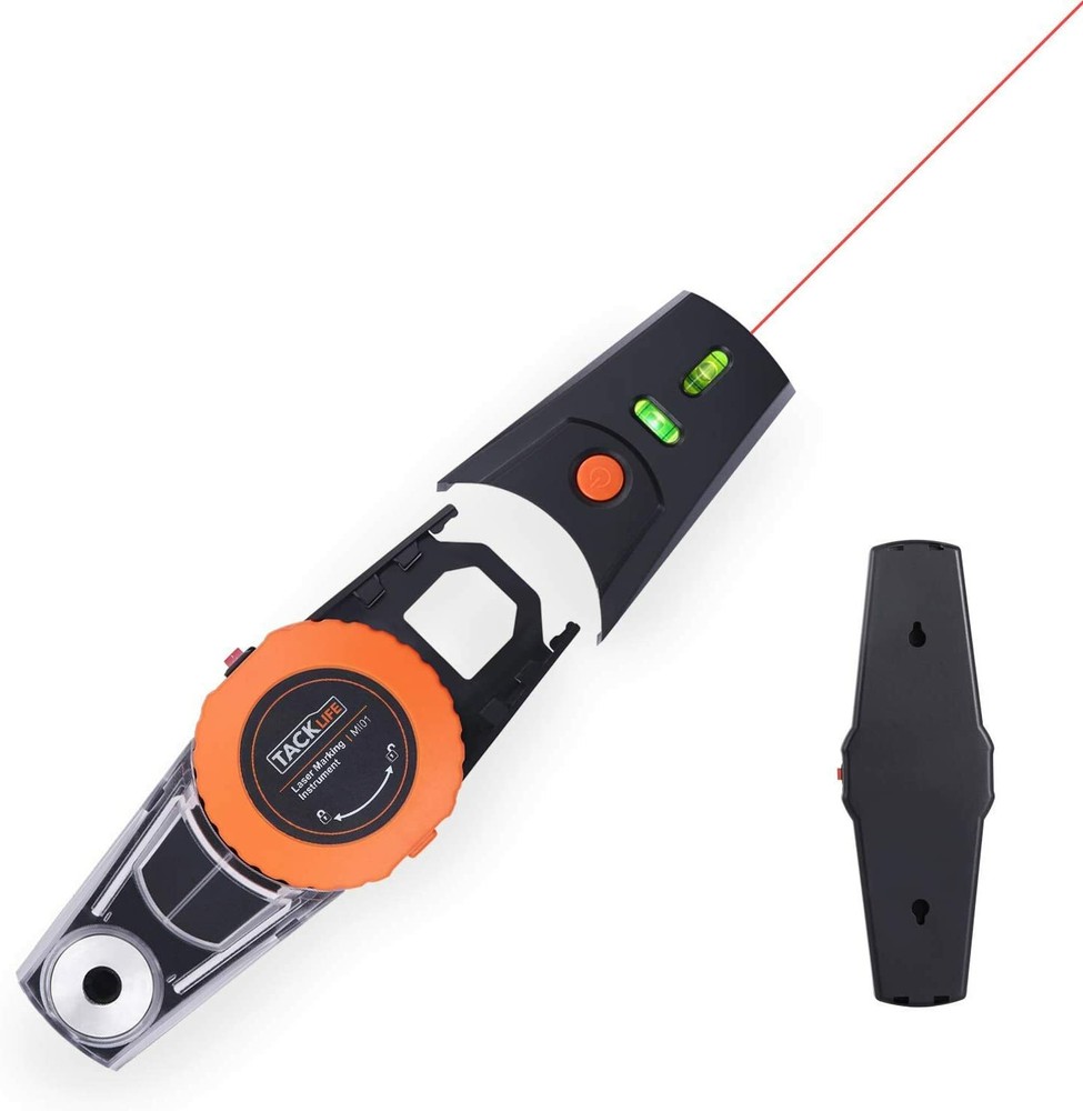 Laser Level, Laser Marking Instrument 30Ft with 2 Level Bubbles,Vacuum Pump for