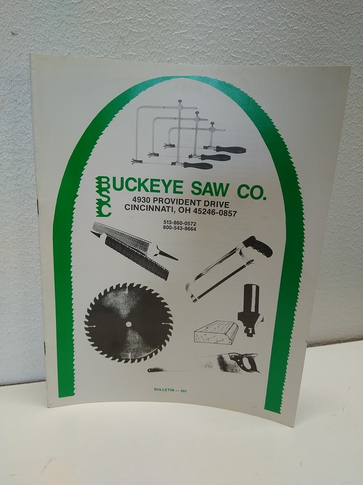 Buckeye Saw Co. Catalog Guide