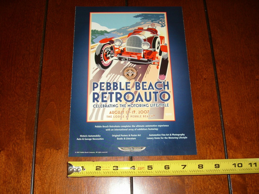 2007 PEBBLE BEACH RETROAUTO ORIGINAL AD