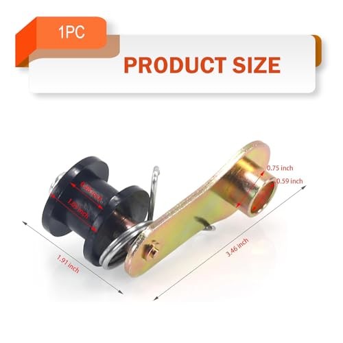 1 PC Chain Roller Tensioner, Wear-resistant Rust-proof Guide Chain Wheel with
