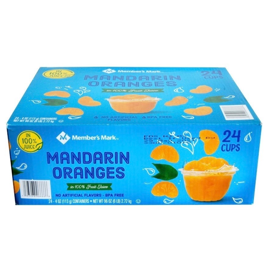 Member's Mark Mandarin Oranges (4 oz., 24 ct.)