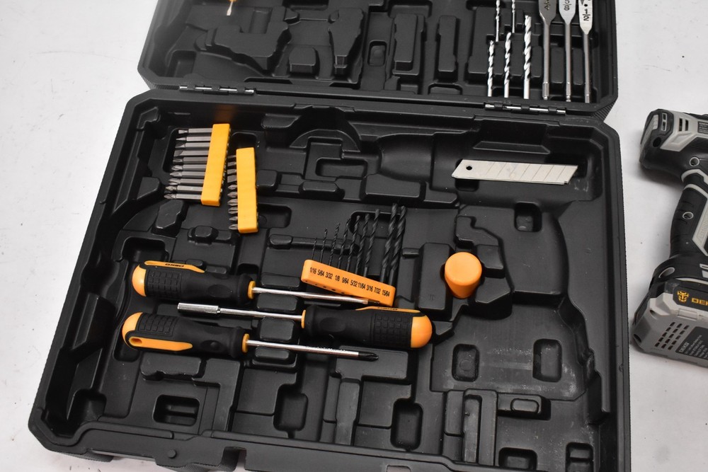 Desko Pro Cordless Drill Tool Kit Set MISSING PIECES READ Basic Toolbox Set