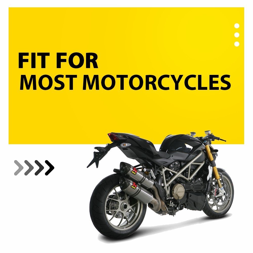 Adjustable Clip On Windshield Extension Spoiler Deflector Motorcycle For