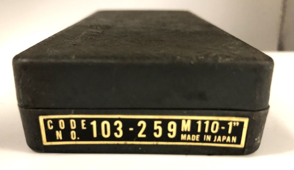 Mitutoyo Outside Micrometer – Model 103-259 0–1" Range