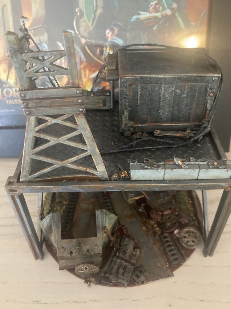 Necron Lychguards And Outpost Terrain