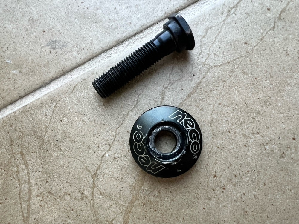 Neco Top Cap & M8 Bolt Quill Stem BMX Threaded 1” Fork