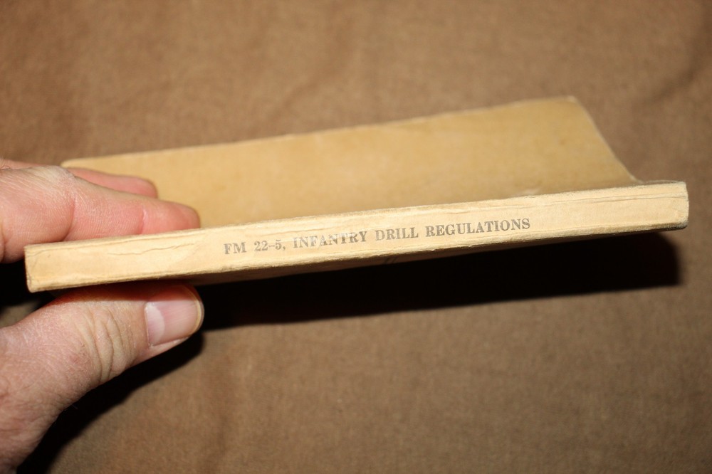 Original WW2 U.S. War Department Issued "Infantry Drill Regulations" Book 1941