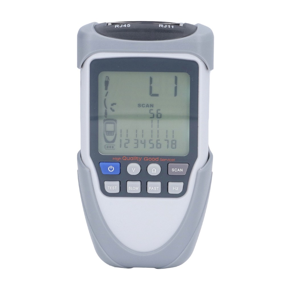 Digital Network Cable Tester With LCD Analogue/digitizing/POE Support For