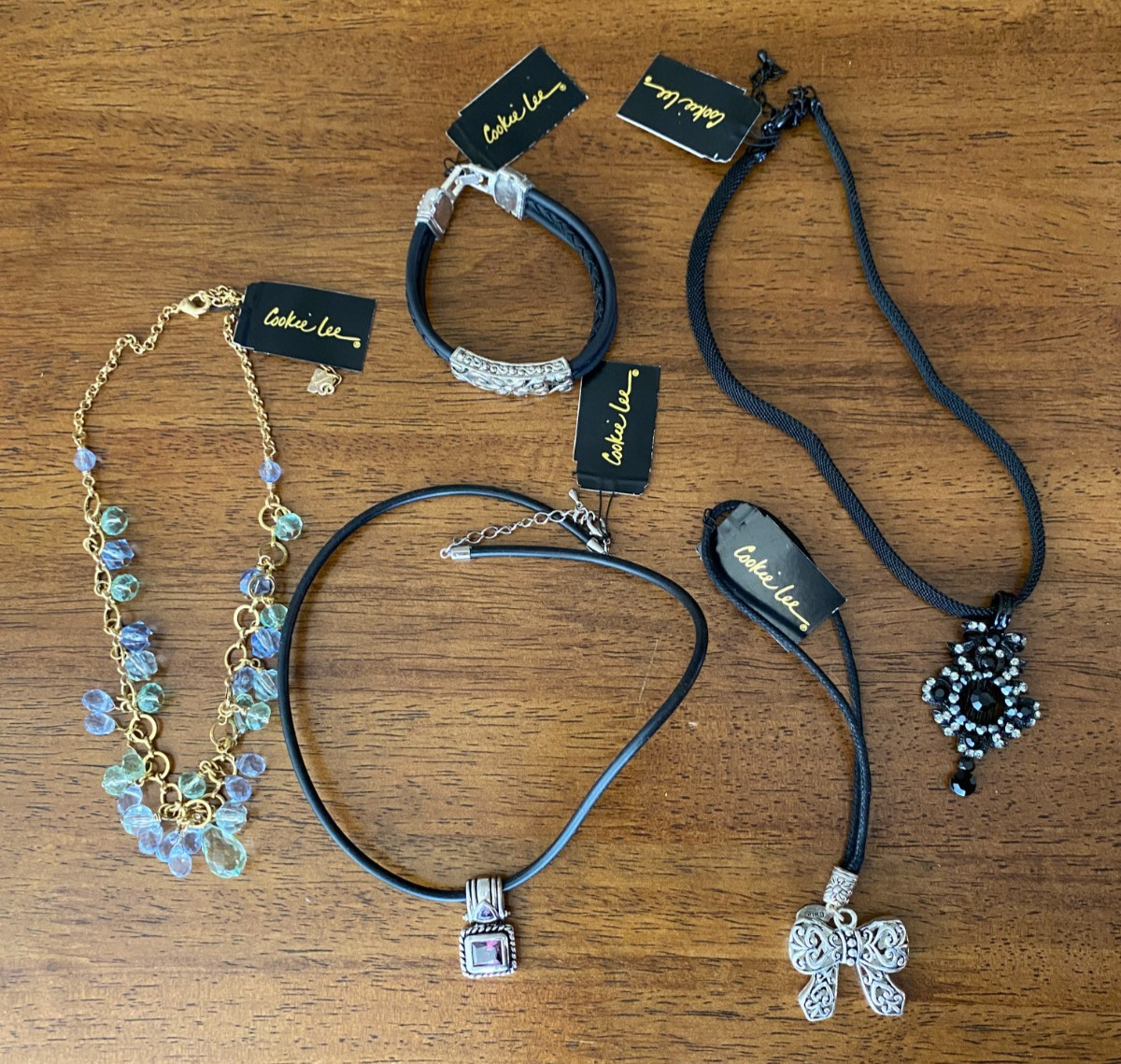 Cookie Lee Jewelry & Accessories Lot Necklaces Bag Charm Bracelet All NWT New