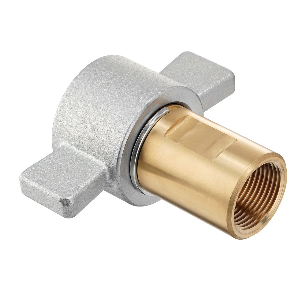 1" NPT Wet-Line Wing Nut Hydraulic Quick Disconnect Coupler / Coupling Set