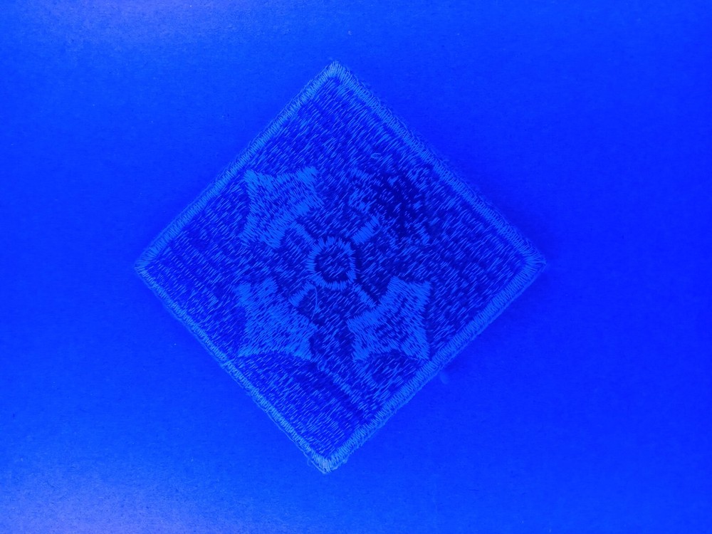 US Army Authentic Early WW2 4th Infantry Division, Large "Squared Ivy" Patch